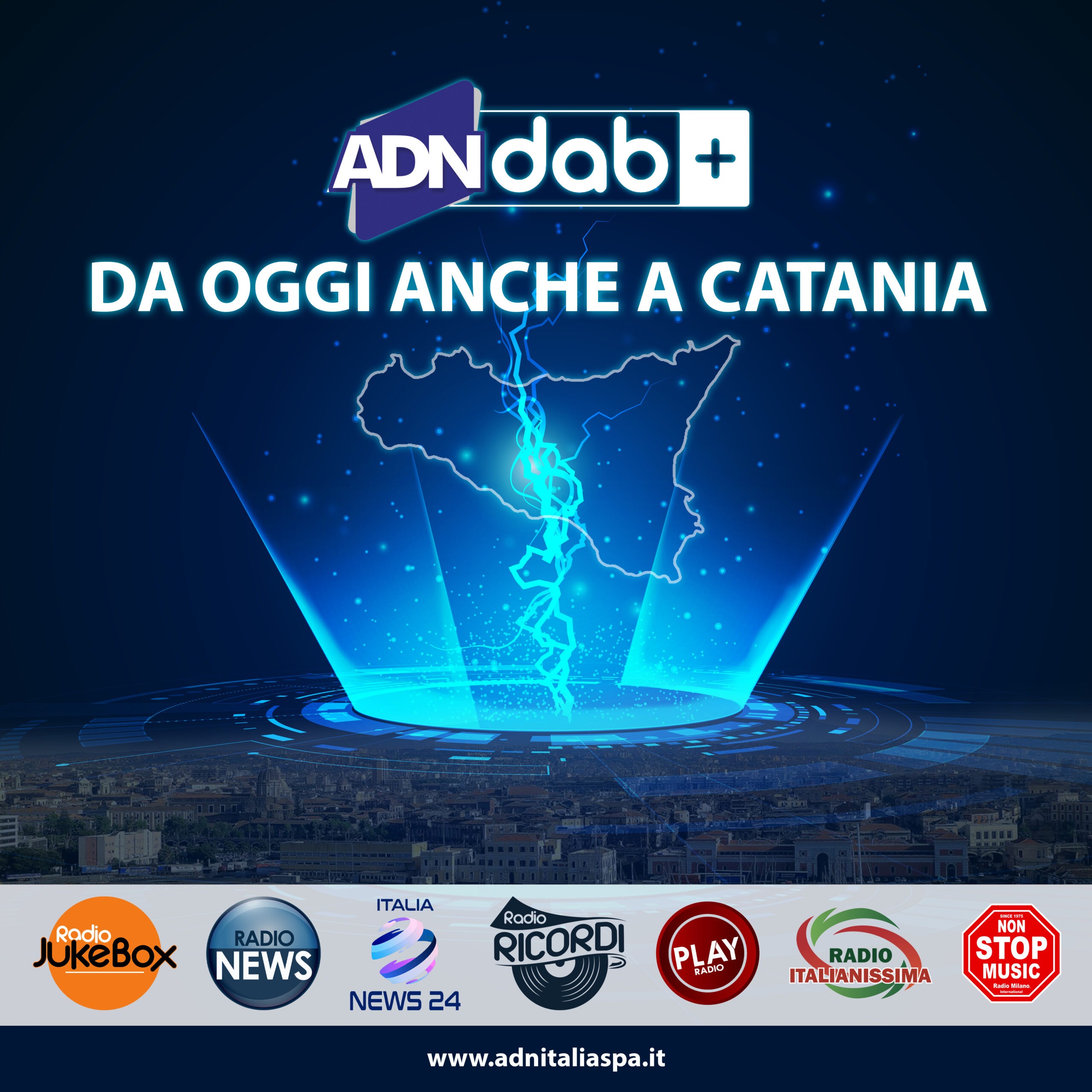 DAB+ | Il Mux ADN anche a Catania